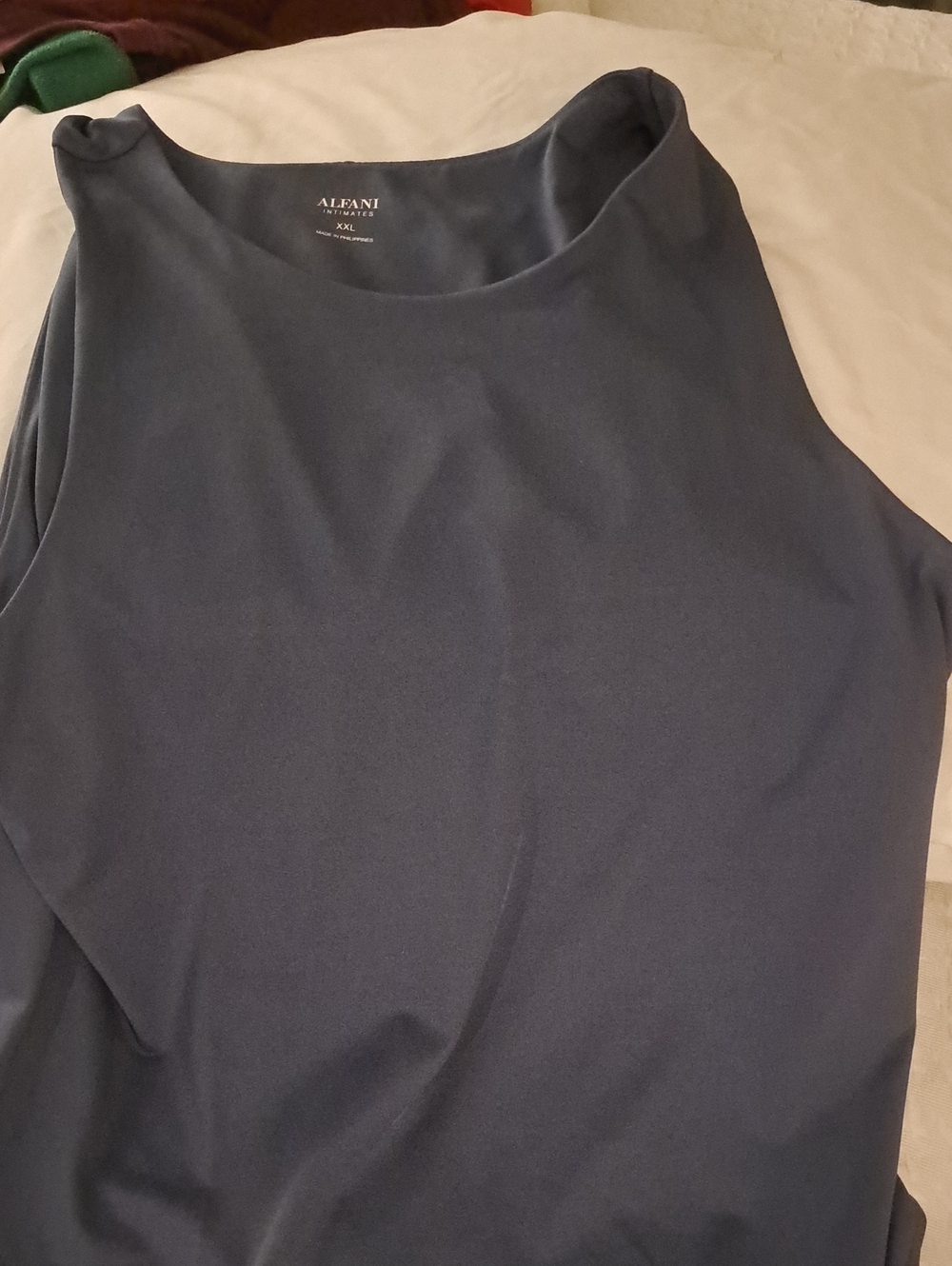 Alfani Navy Blue Sleeveless Tank Top, Size XXL